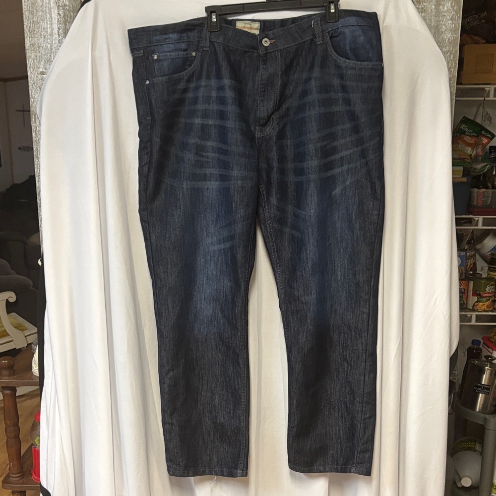 Weatherproof Men's Dark Blue Relaxed Jeans
